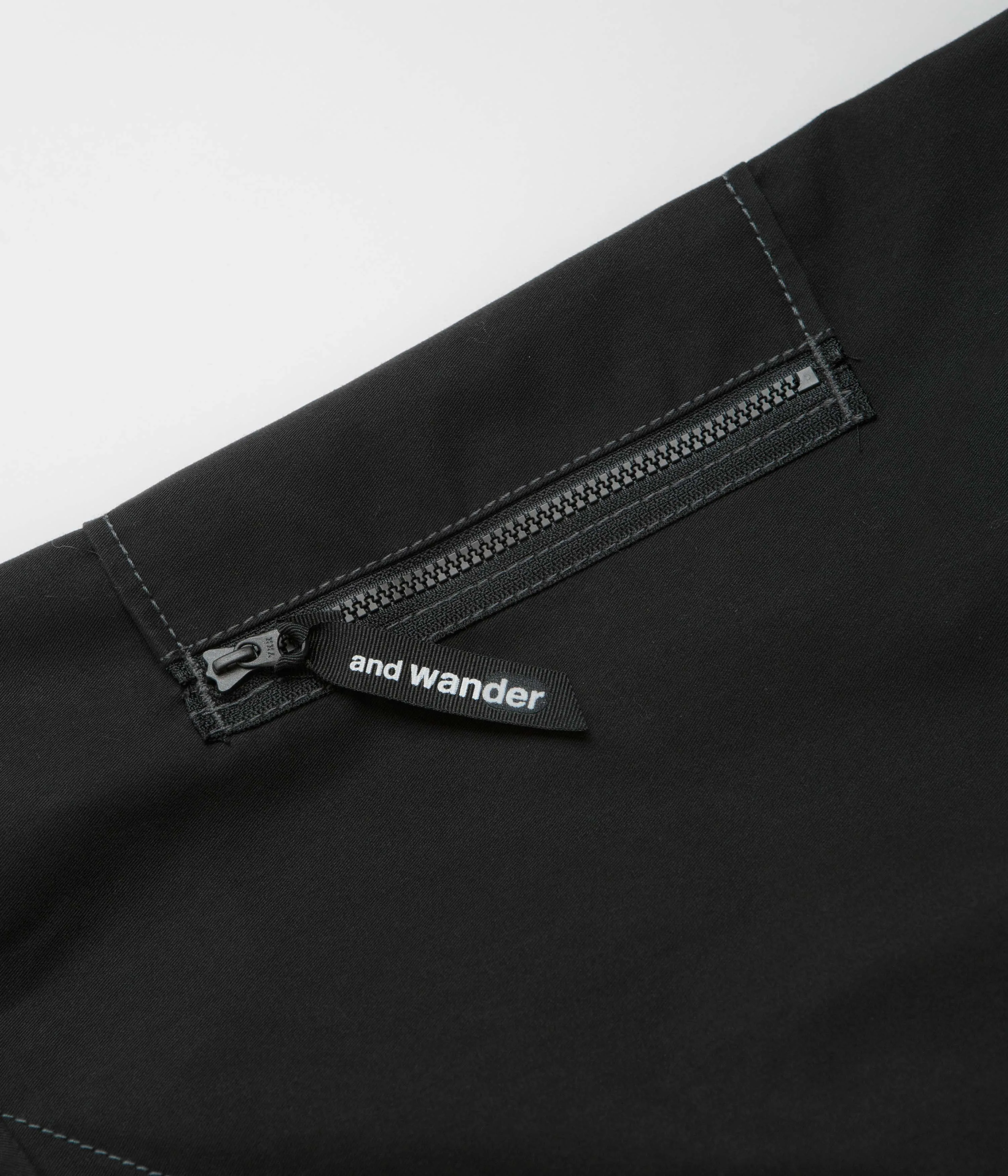 and wander C PE Twill Field Jacket - Black
