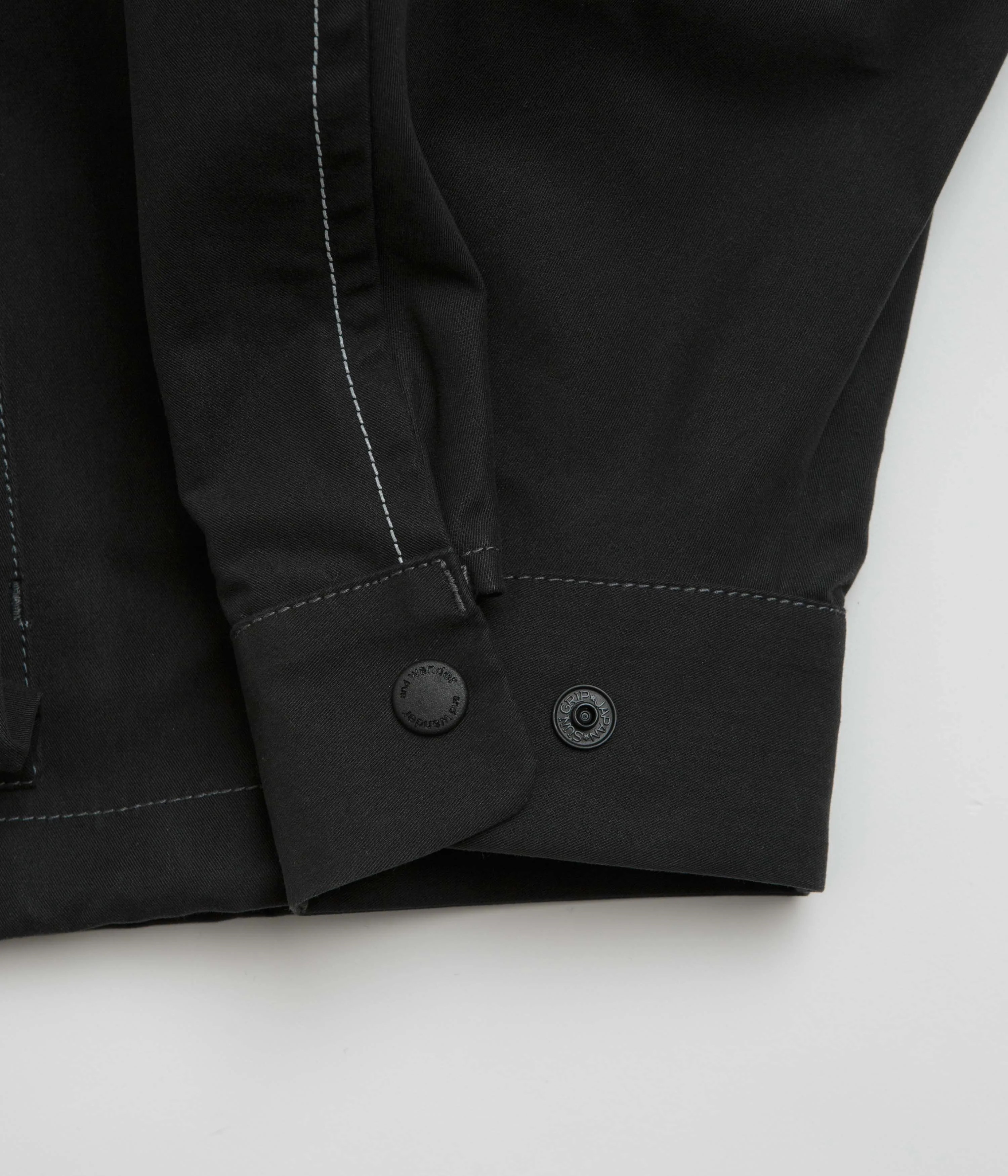 and wander C PE Twill Field Jacket - Black
