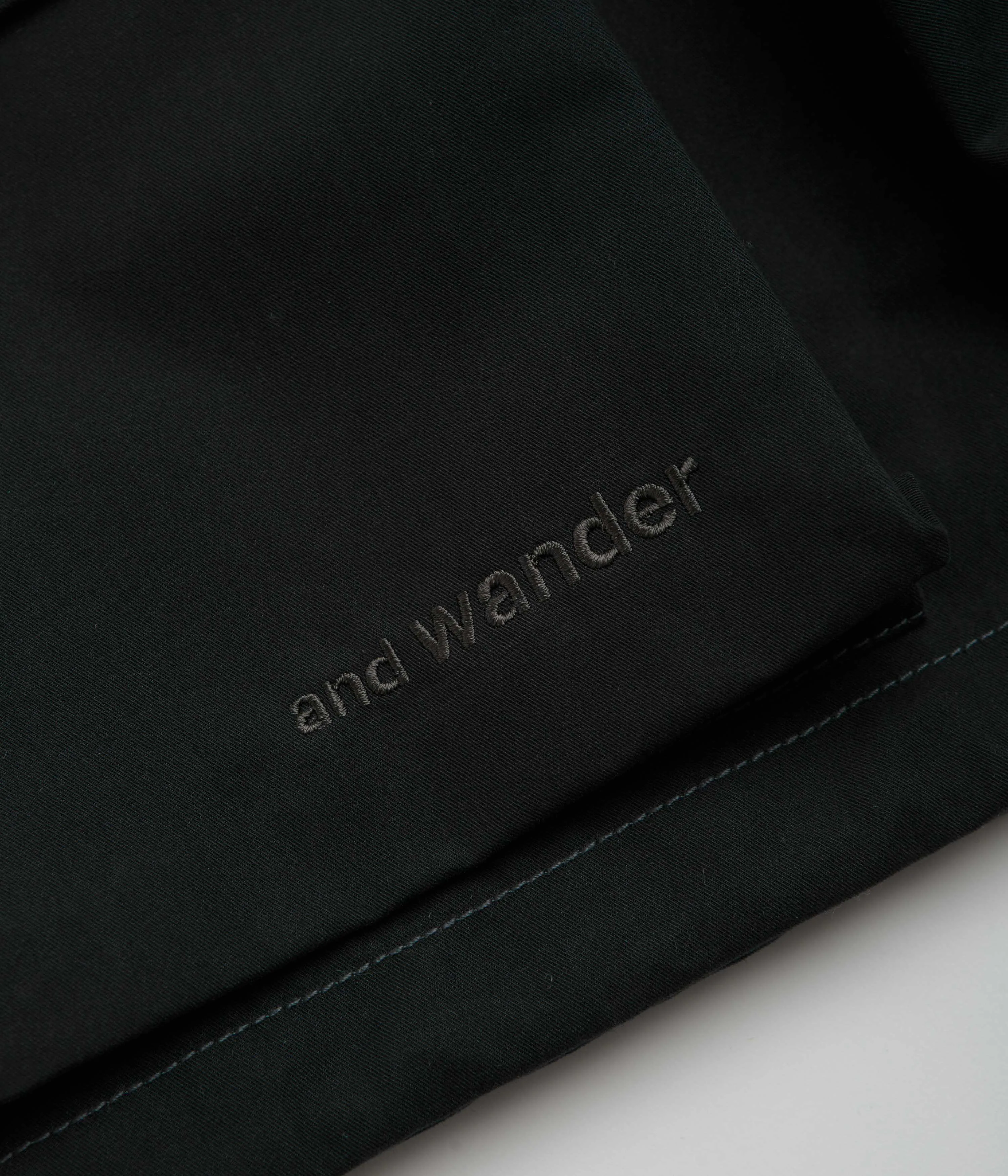 and wander C PE Twill Field Jacket - Black