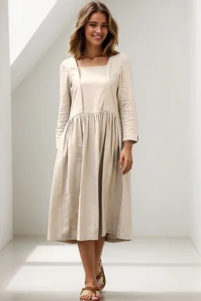 Casual Comfortable Loose-Fitting Women's Day Dress C269