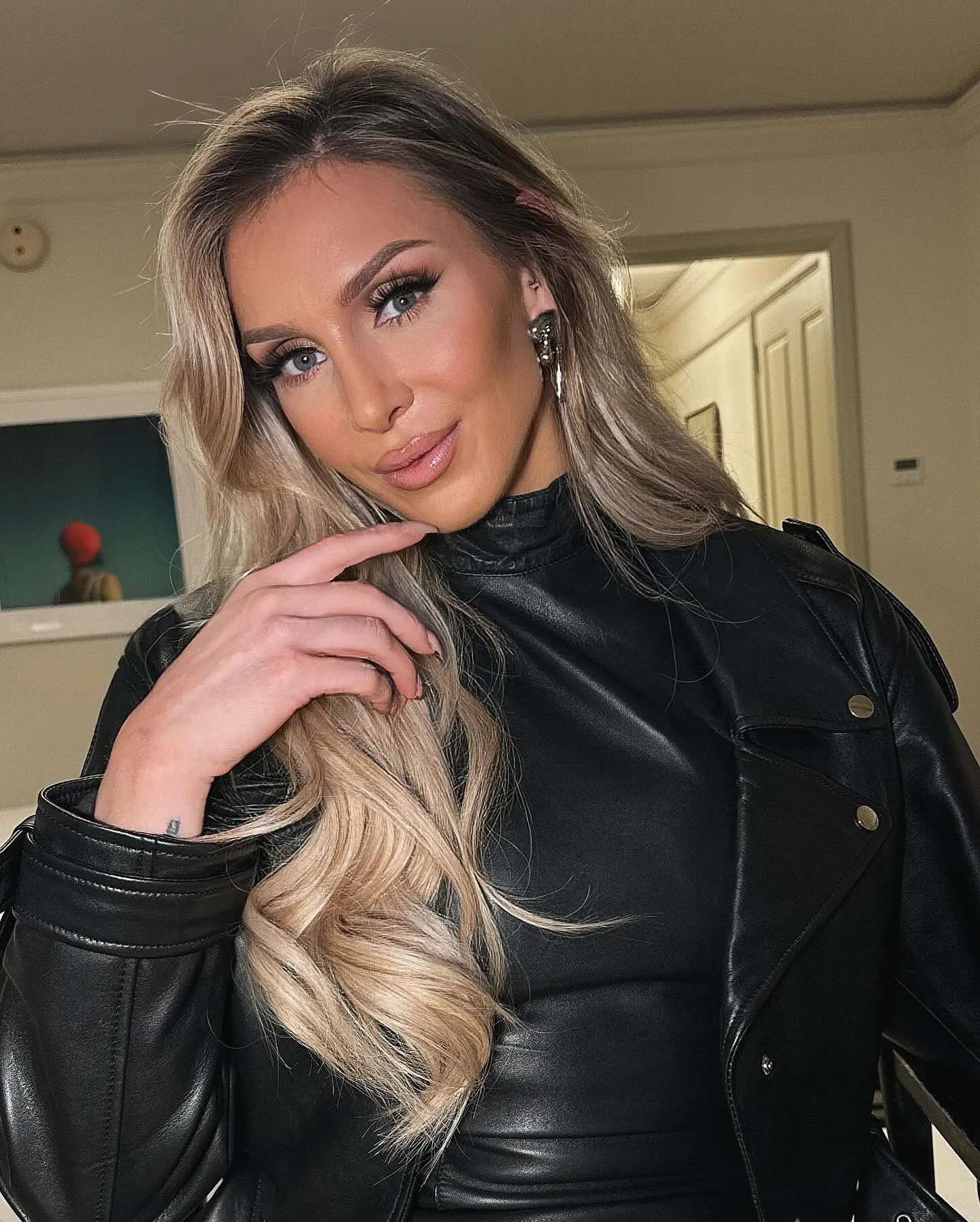 Charlotte Flair Leather Jacket by TJS