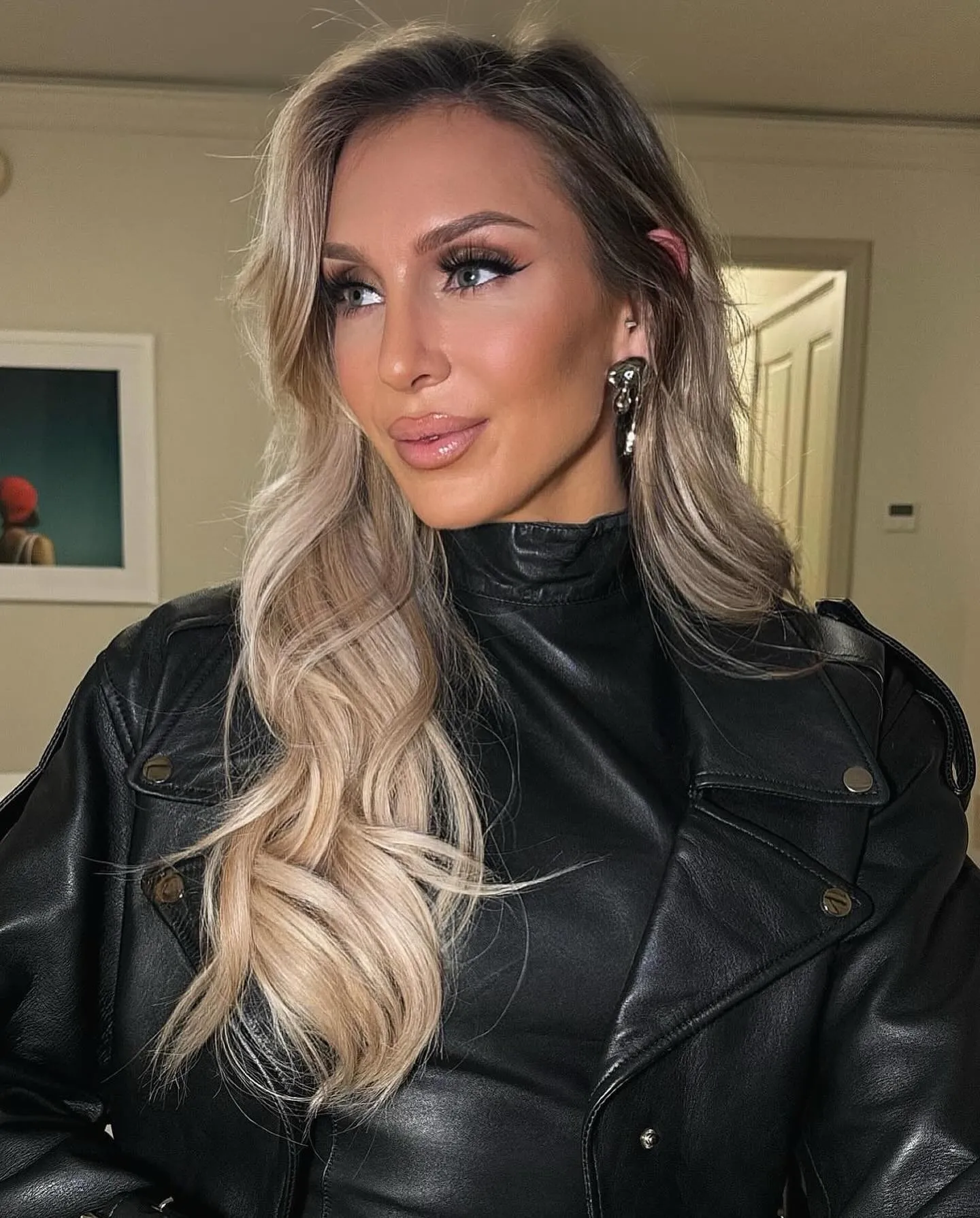 Charlotte Flair Leather Jacket by TJS