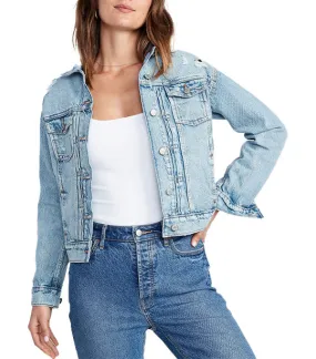 Classic Jean Jacket for Women Light Wash