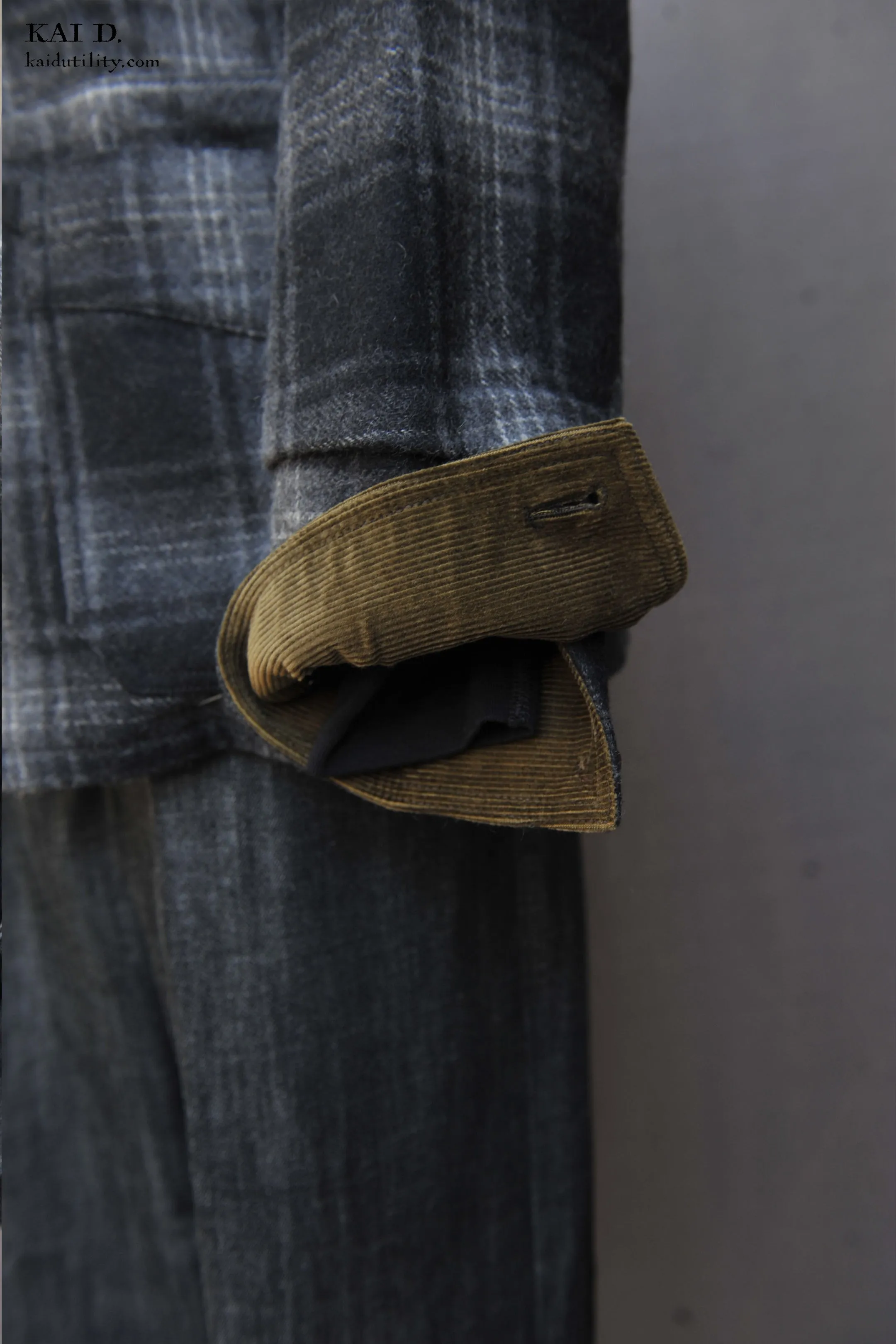 Degas Work Jacket - Soft Wool Plaid - M, L