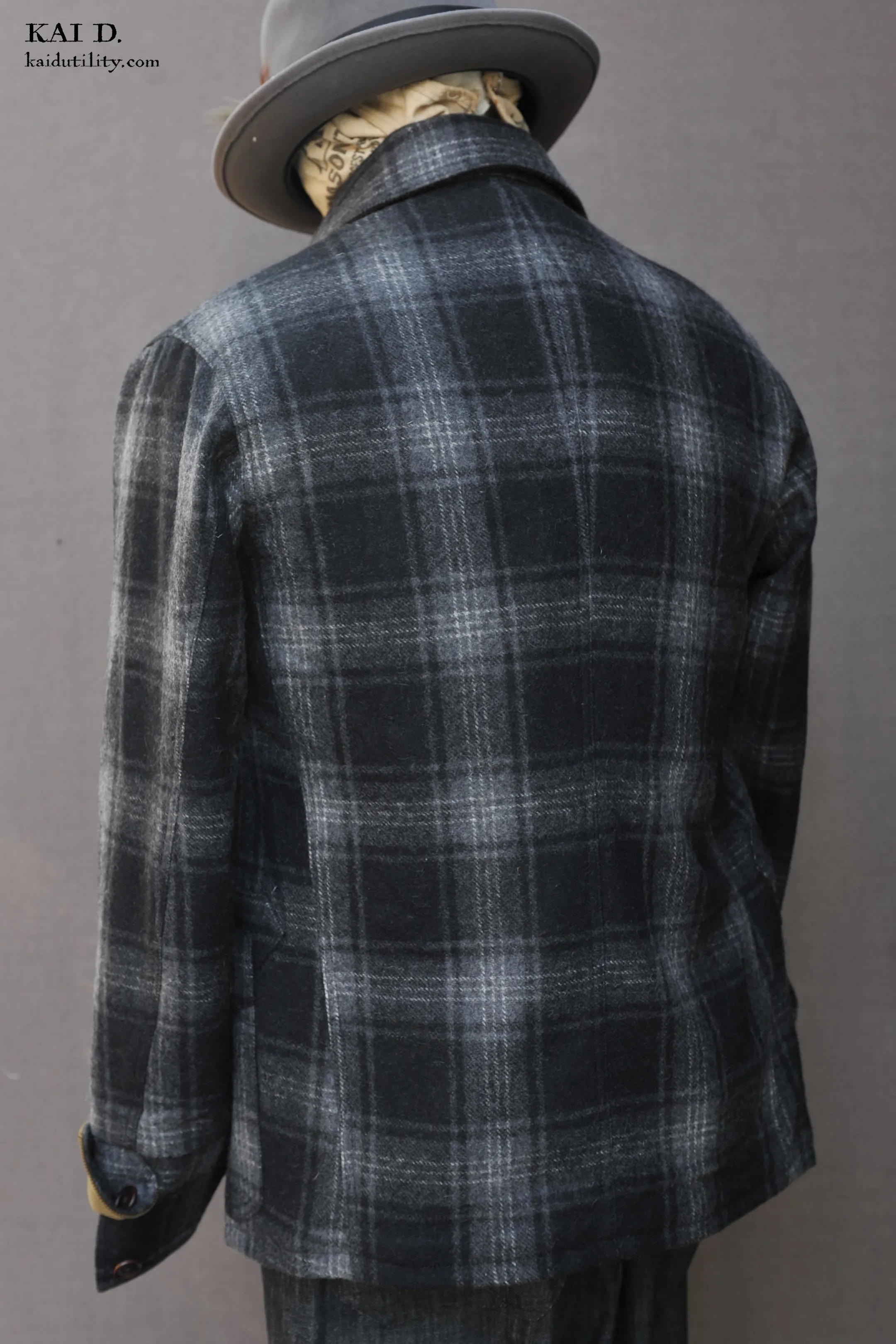 Degas Work Jacket - Soft Wool Plaid - M, L