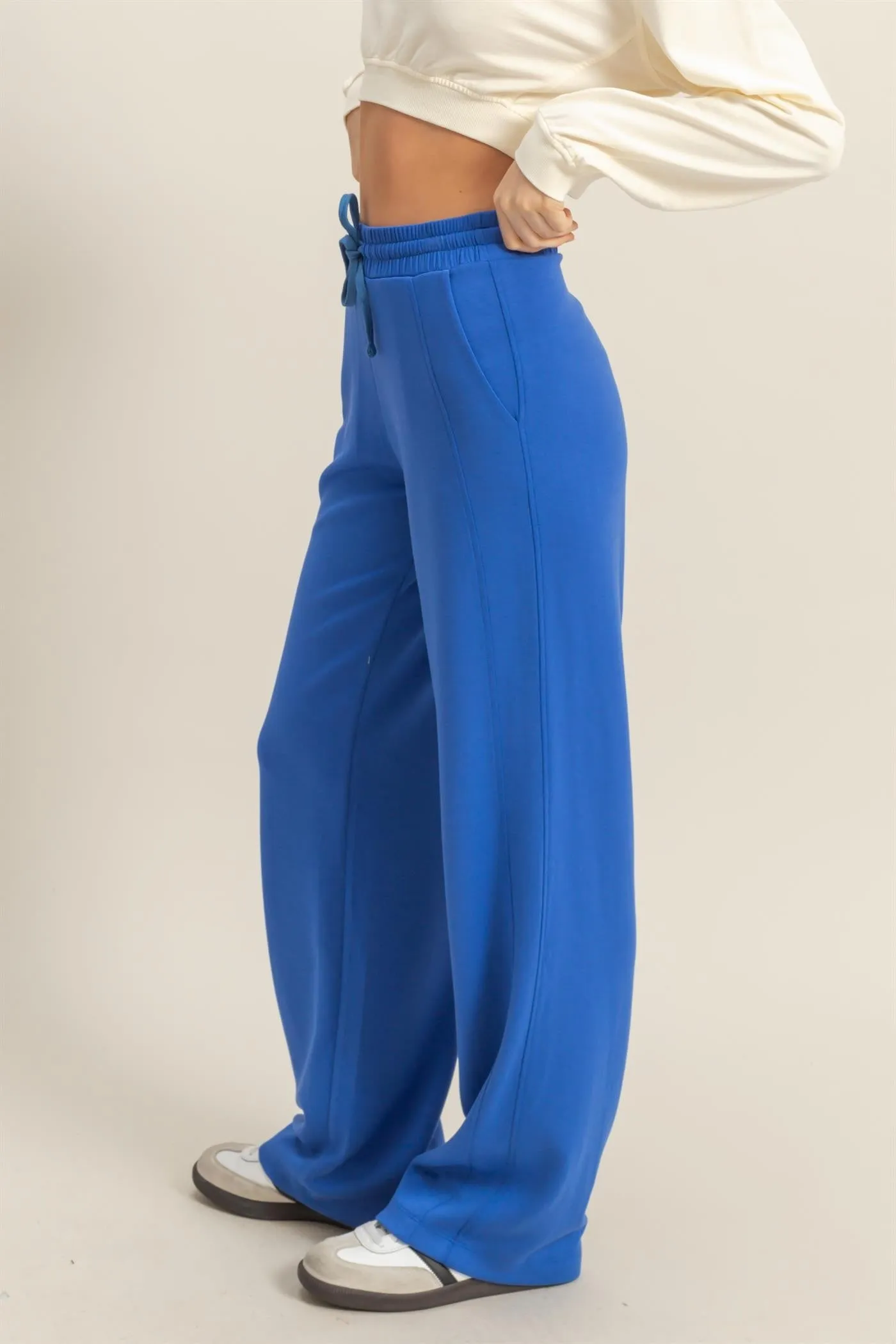 High Waist Drawstring Pants
