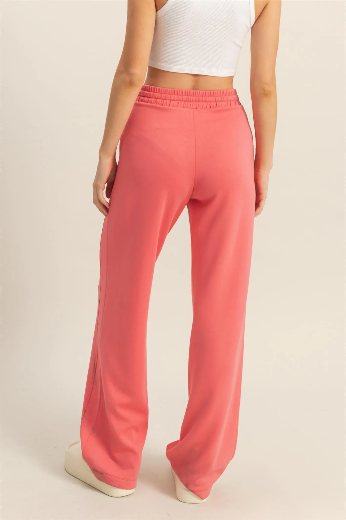 High Waist Drawstring Pants