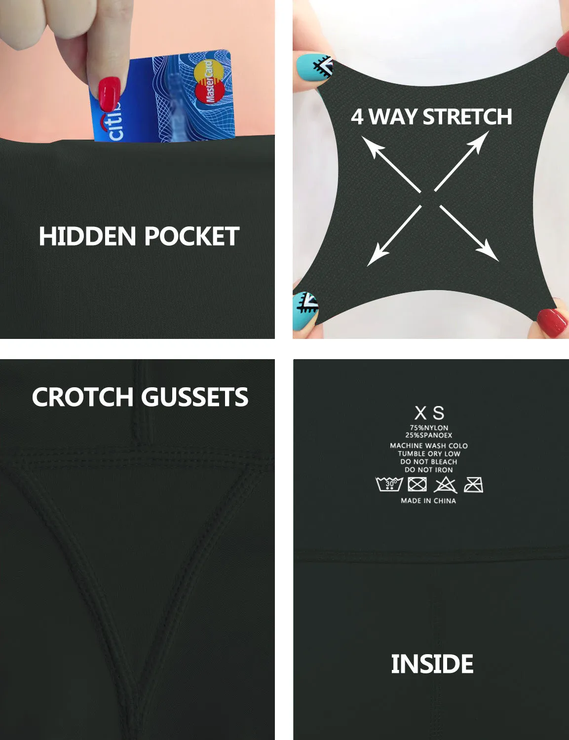 High Waist Yoga Pants olivegray_yoga
