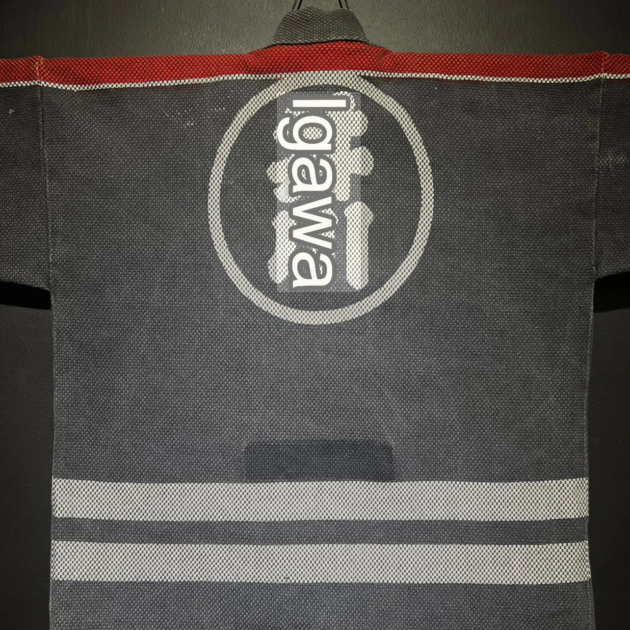 Igawa Black Sashiko Japanese Firefighter Jacket