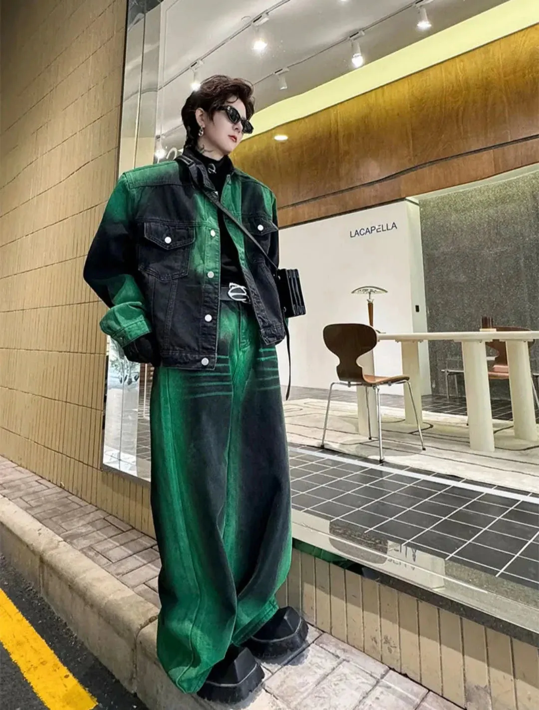 Men's 2 Piece Japanese Denim Jacket & Jeans Set