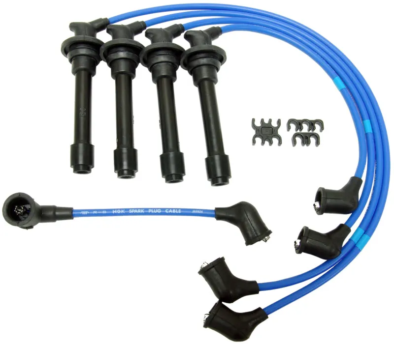 NGK Spark Plug Wire Set - 91-94 Sentra SE-R 2.0, 91-94 Infiniti G20 - 6399