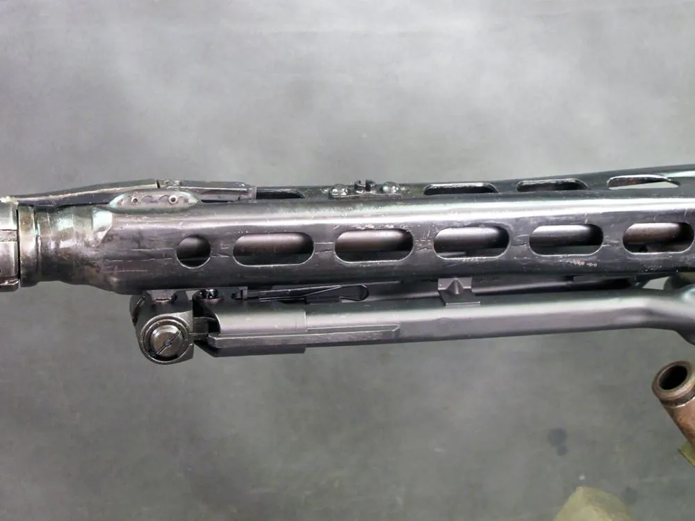 Original German WWII MG 42 Display Machine Gun & Tripod Mount- marked bnz, dated 1943