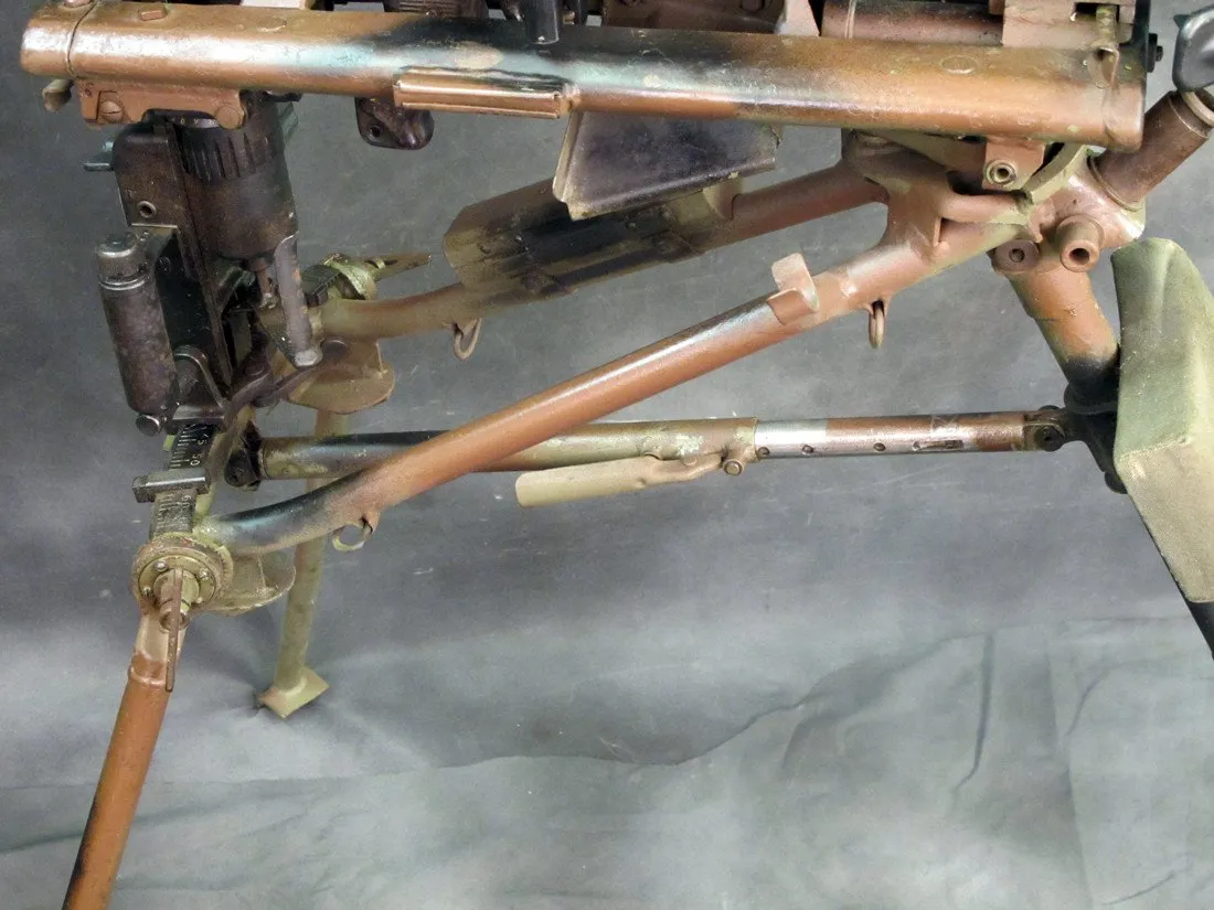Original German WWII MG 42 Display Machine Gun & Tripod Mount- marked bnz, dated 1943