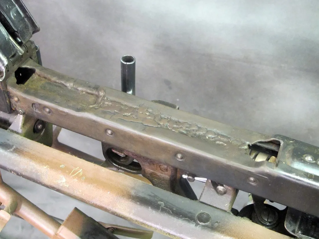 Original German WWII MG 42 Display Machine Gun & Tripod Mount- marked bnz, dated 1943