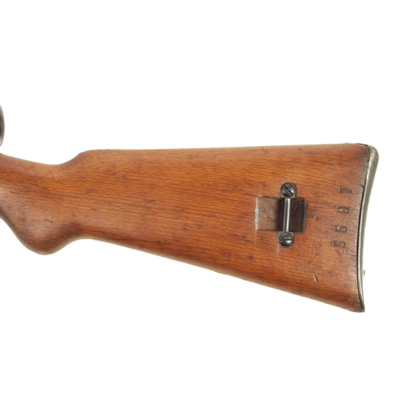 Original WWII Italian Beretta MP38A SMG with Ventilated Barrel Jacket, Live Barrel