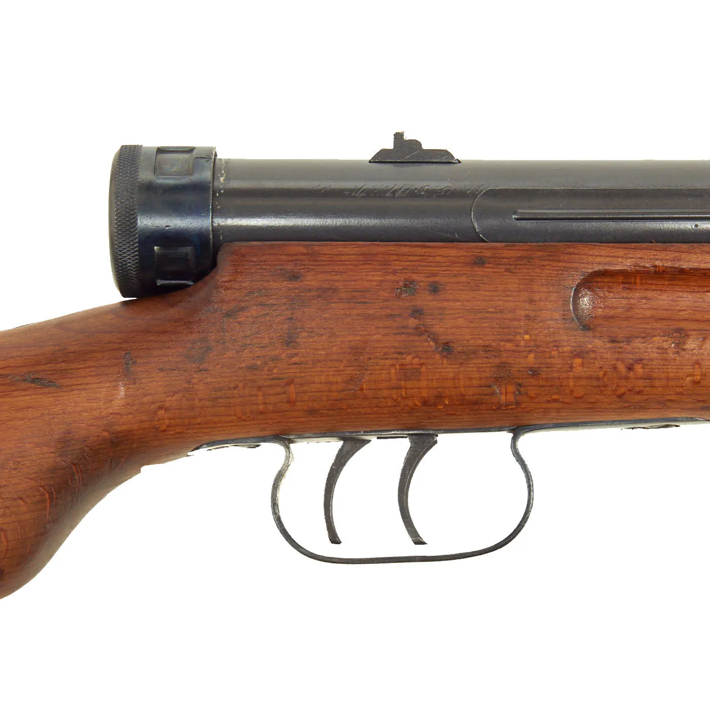 Original WWII Italian Beretta MP38A SMG with Ventilated Barrel Jacket, Live Barrel