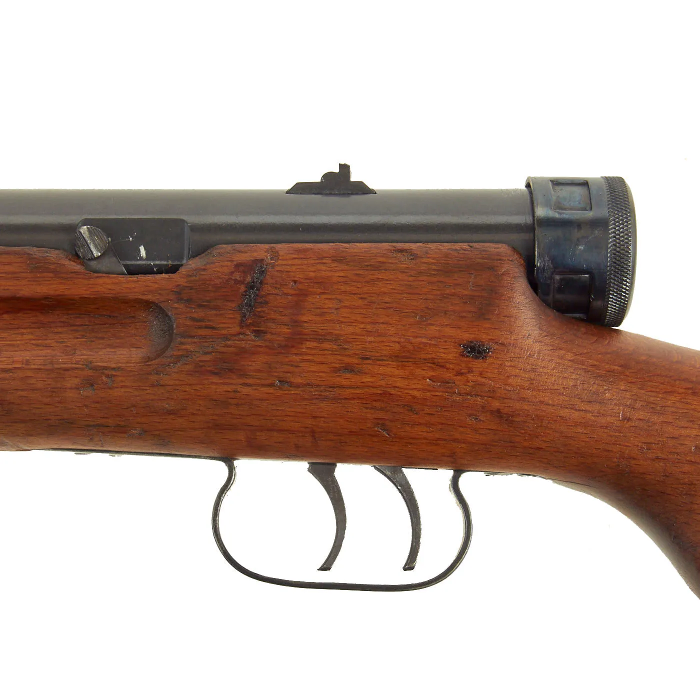 Original WWII Italian Beretta MP38A SMG with Ventilated Barrel Jacket, Live Barrel