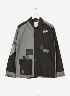 Patchwork Anderson Jacket | Black with Grey