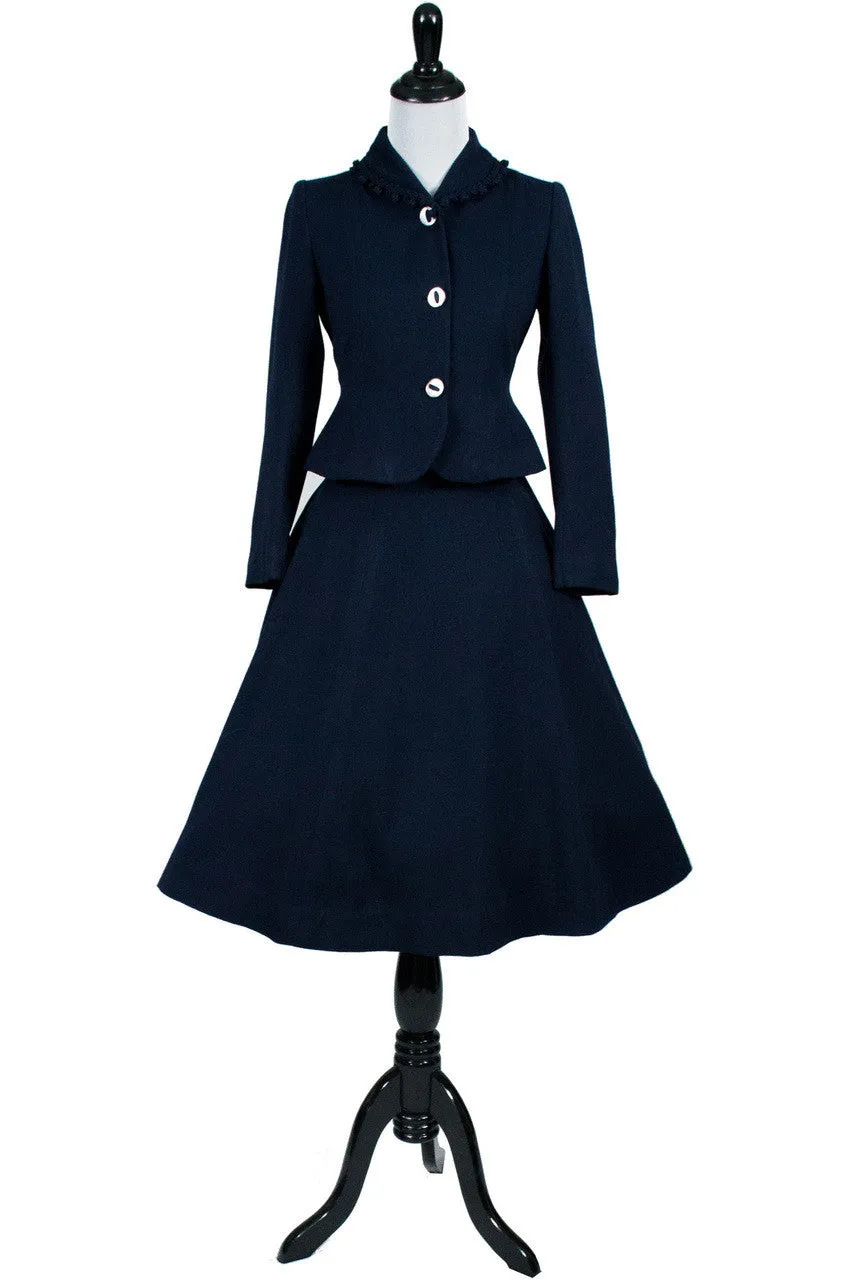 Rare 1940s children's teen 2 pc skirt suit Body by Fischer