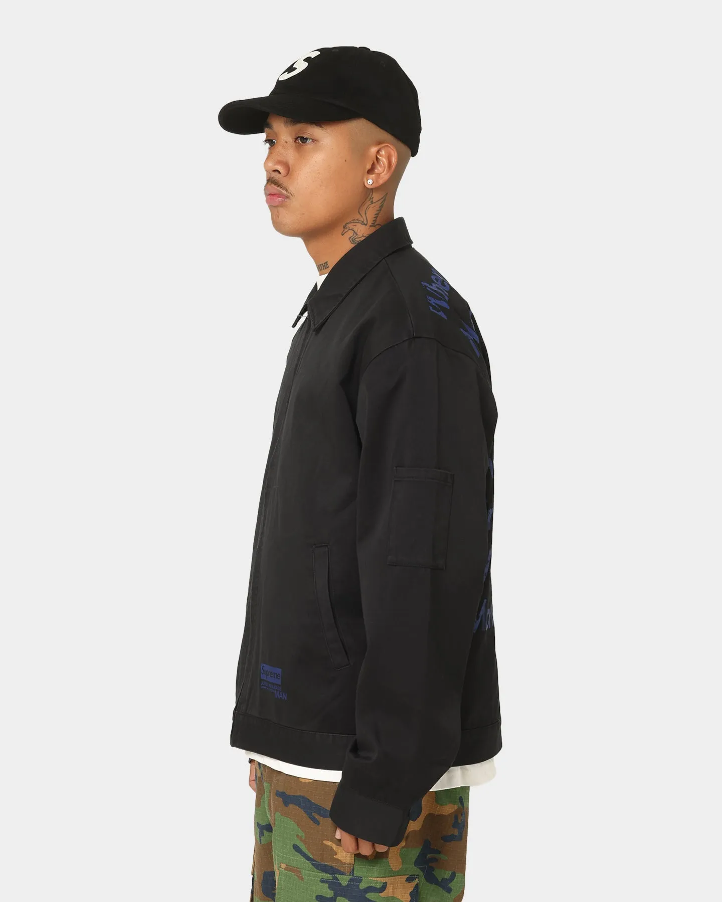 Supreme X Junya Printed Work Jacket Black