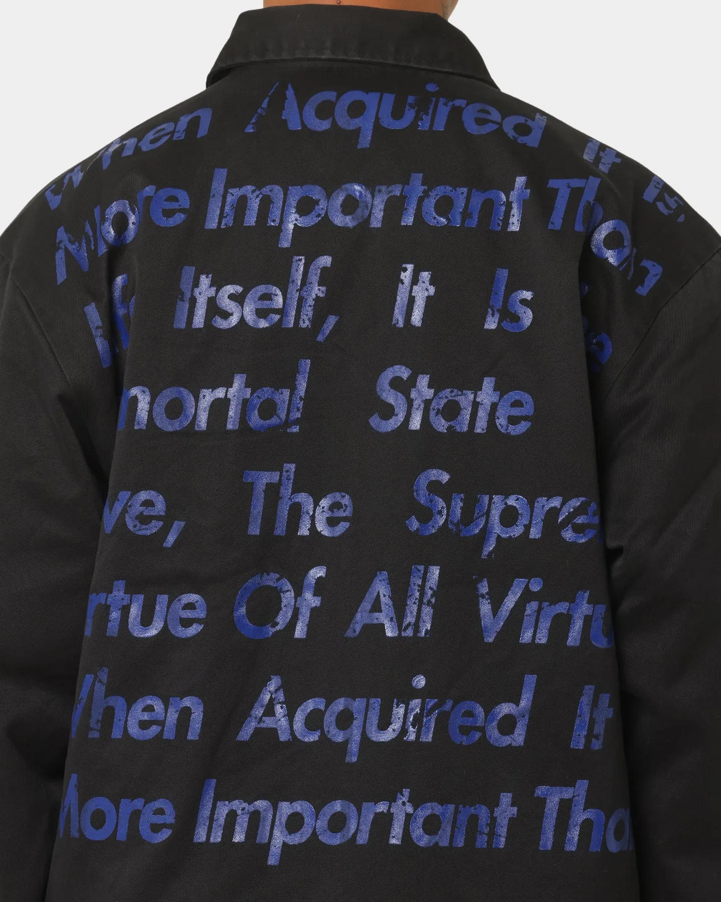Supreme X Junya Printed Work Jacket Black