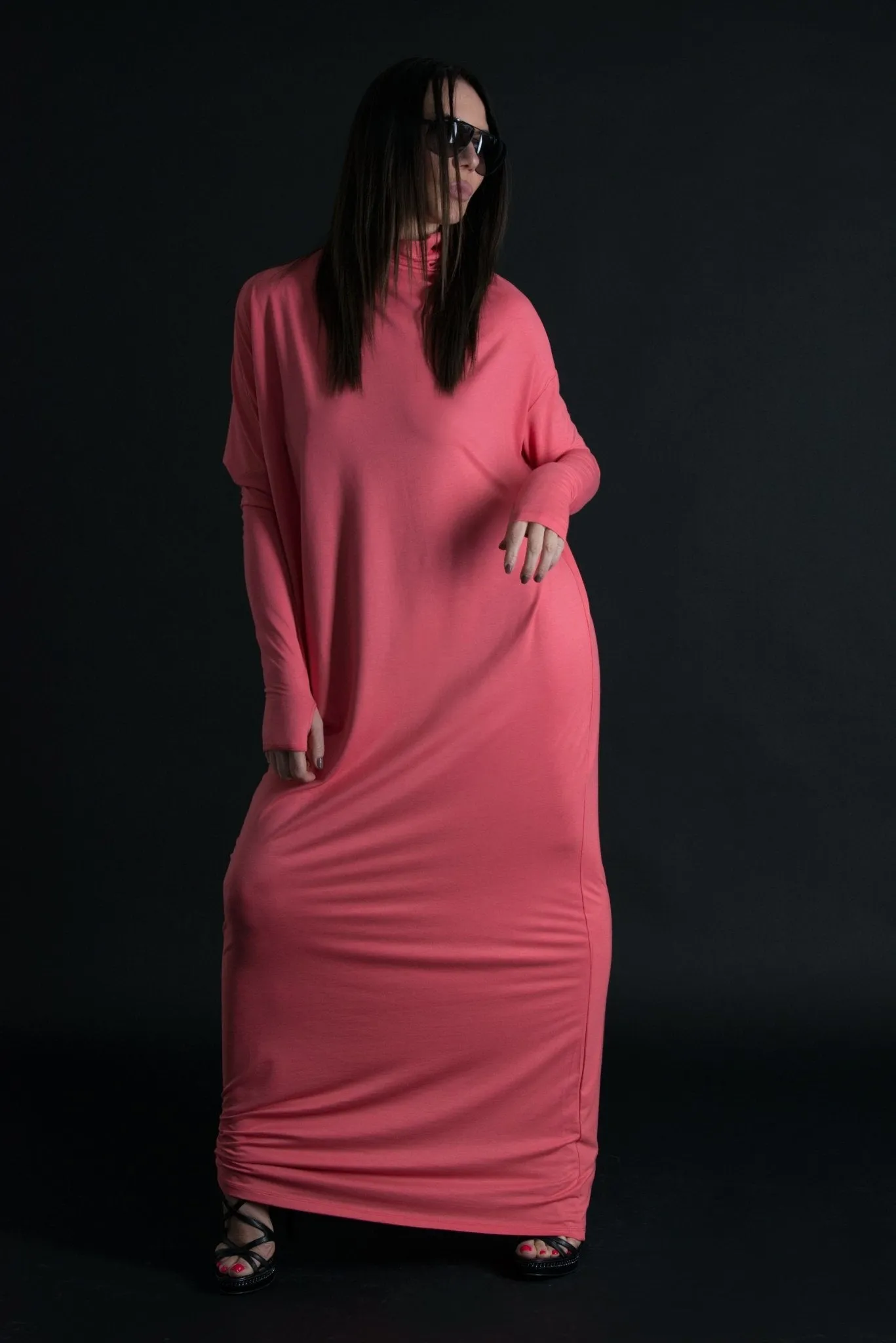 VALENSIA Turtleneck Long Dress