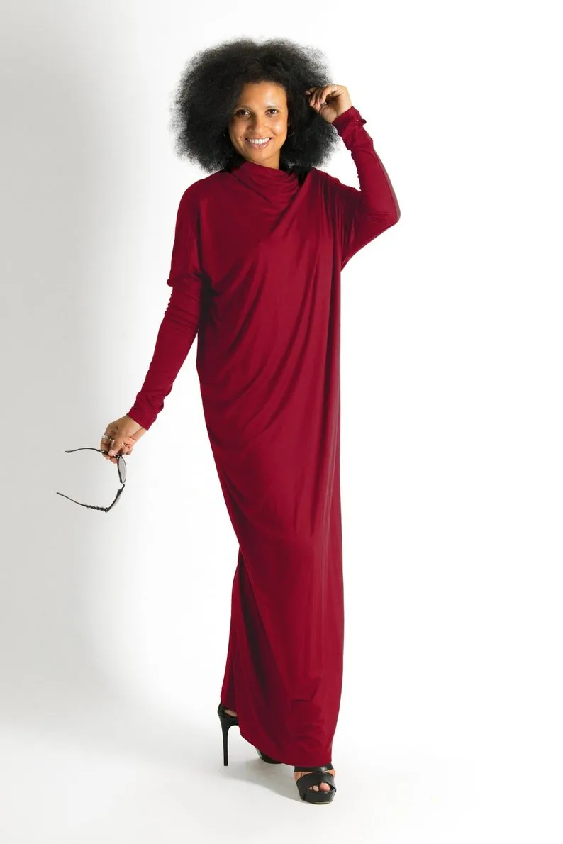 VALENSIA Turtleneck Long Dress