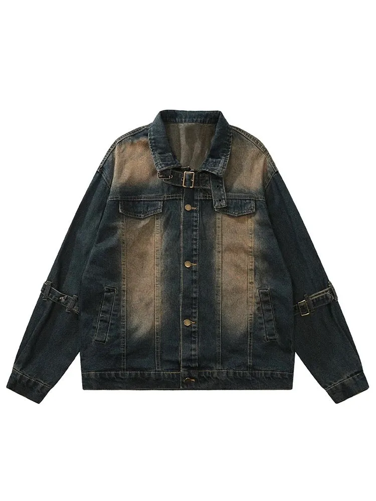 ヴィンテージフレイエッジデニムジャケット│Vintage Fray Edge Denim Jacket