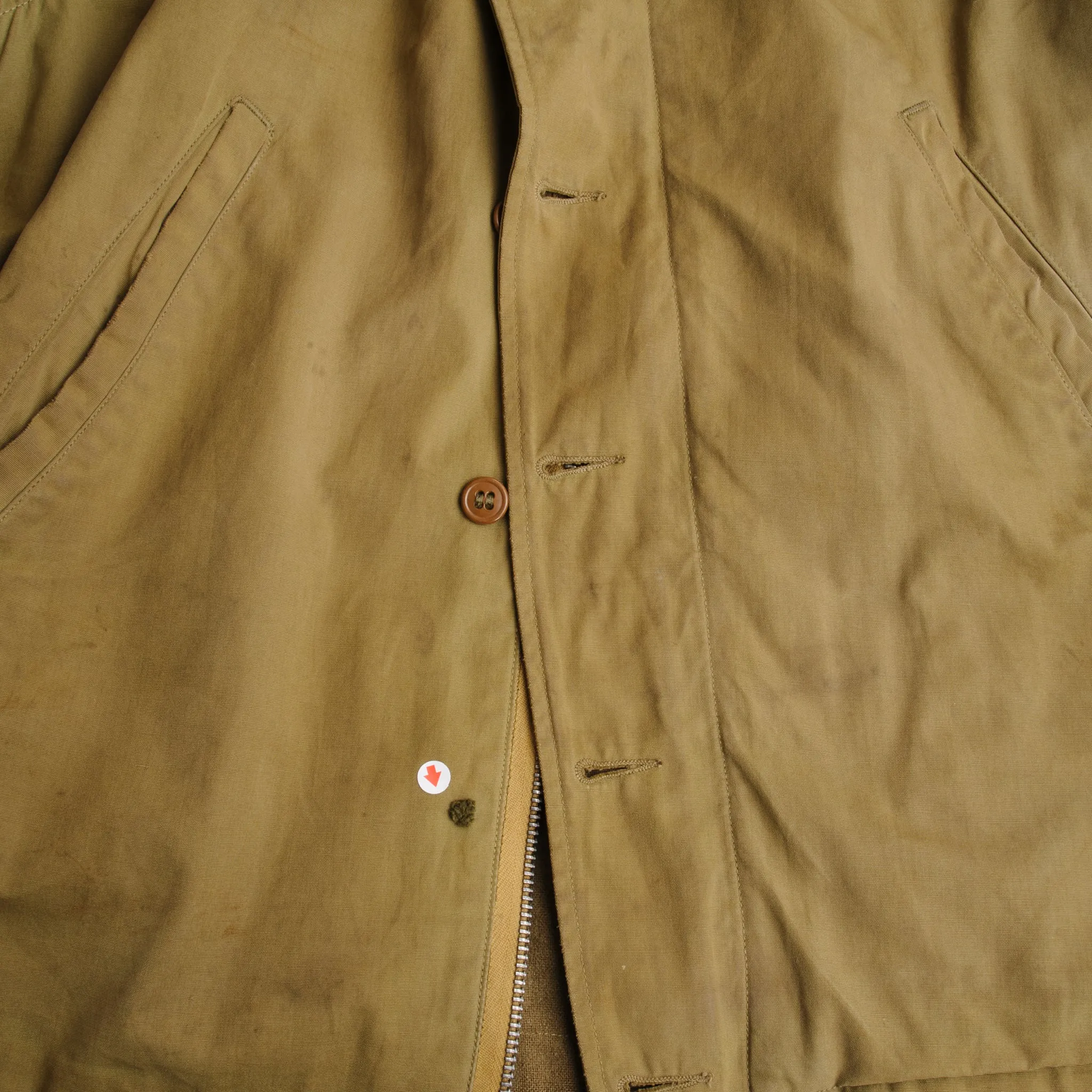 VINTAGE US ARMY FIELD JACKET M-1941 M41 1940S WW2