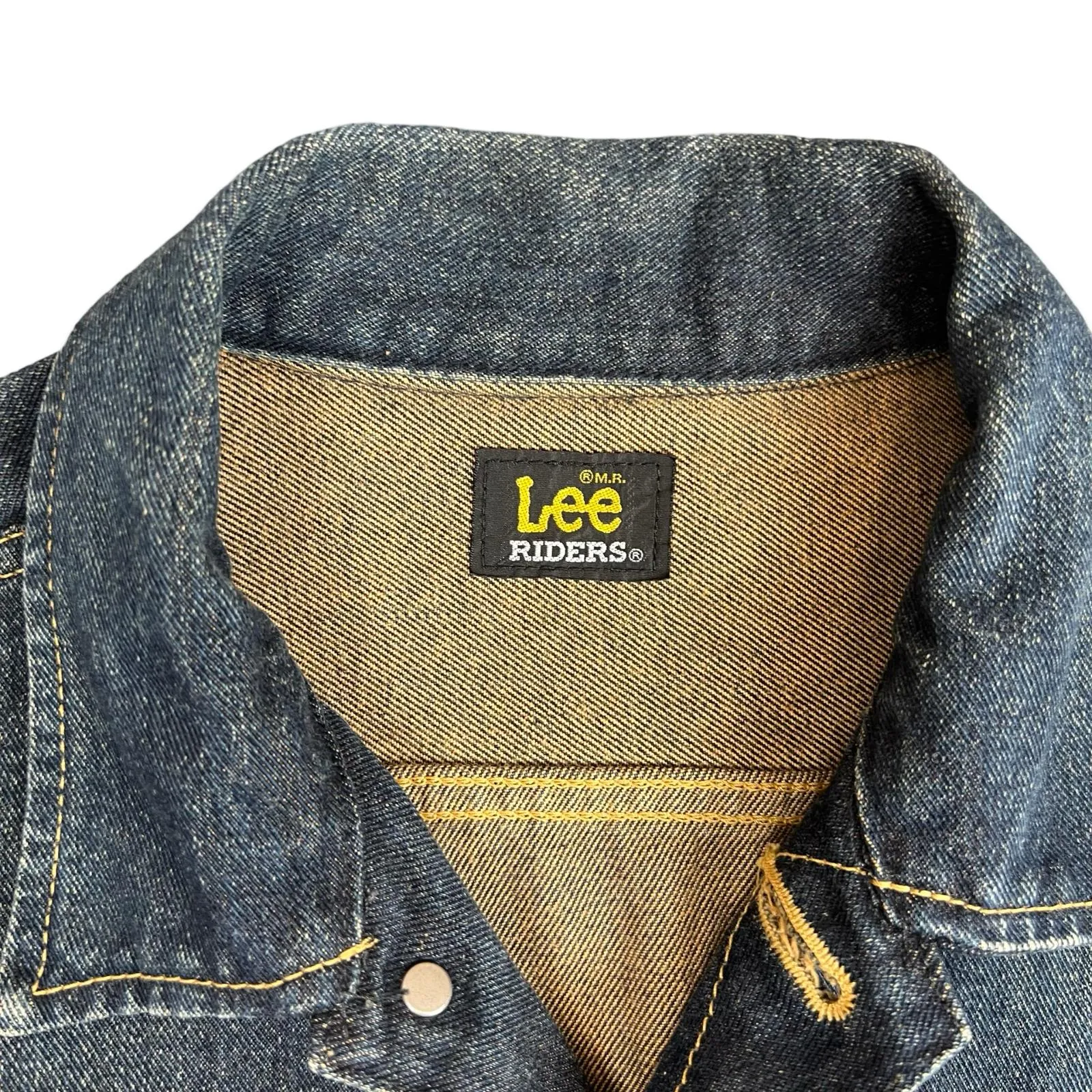 VTG LEE RIDERS JAPAN OLD SCHOOL DENIM JACKET WESTERN ROCKABILLY S 38