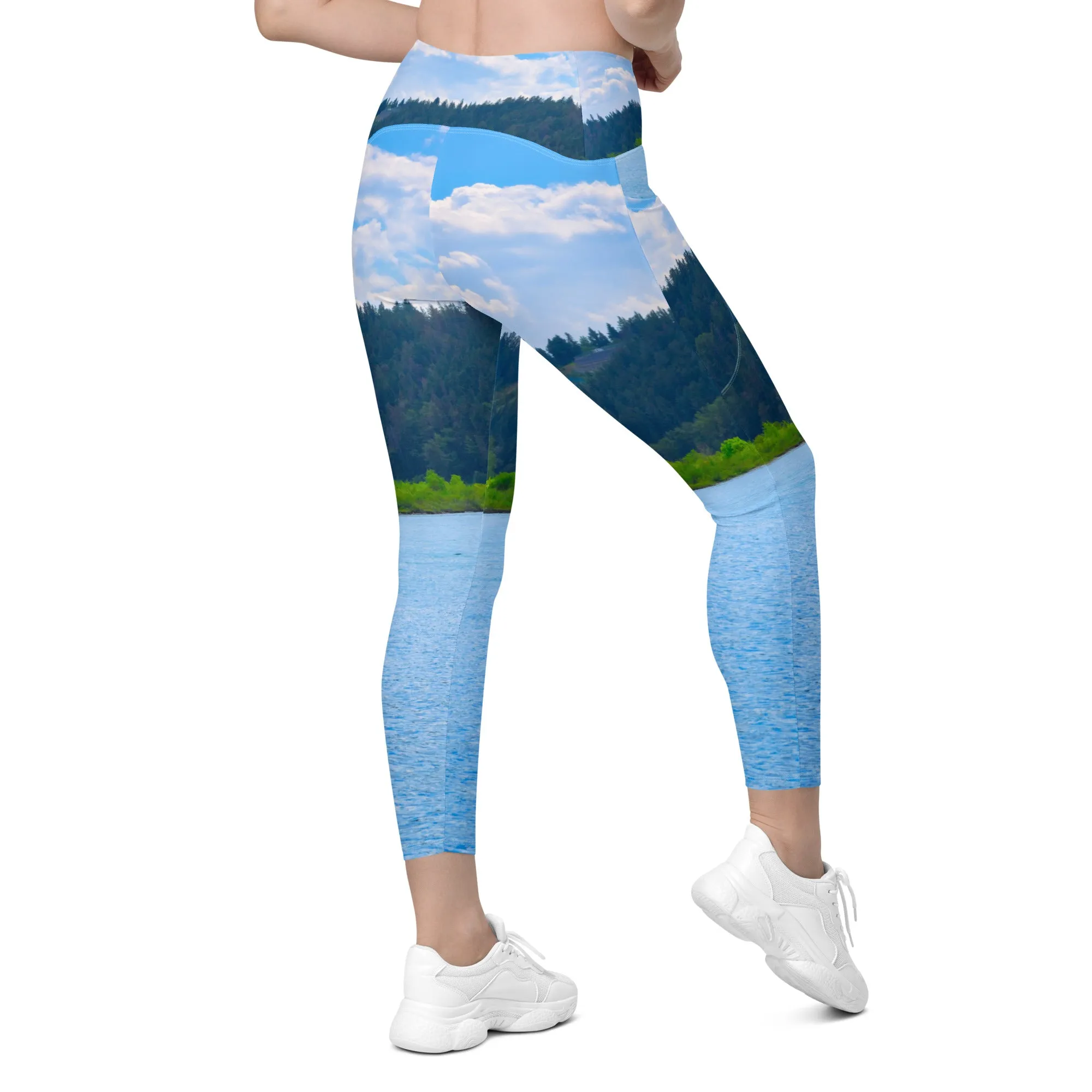 Women's Leggings with Pockets - Edworthy Park Bow River