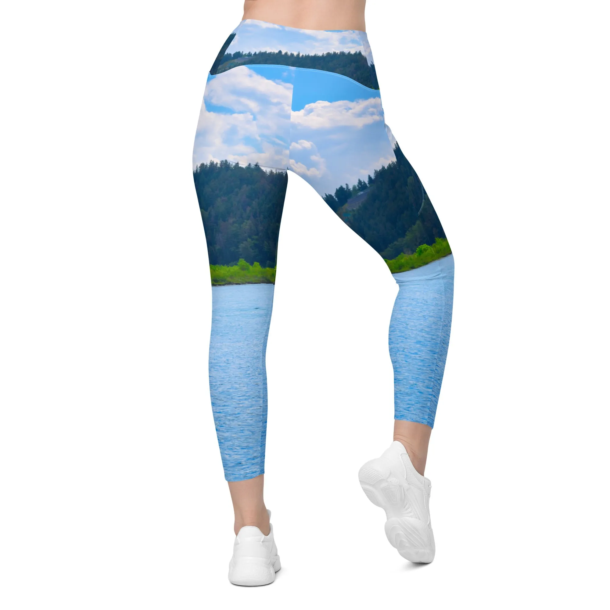 Women's Leggings with Pockets - Edworthy Park Bow River