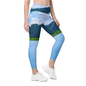 Women's Leggings with Pockets - Edworthy Park Bow River