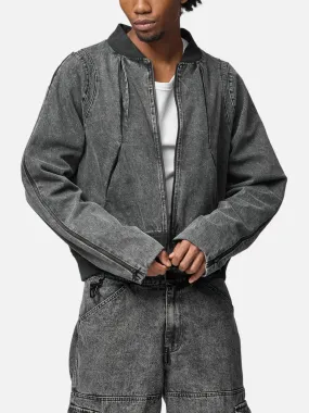 Zipper Denim Jacket